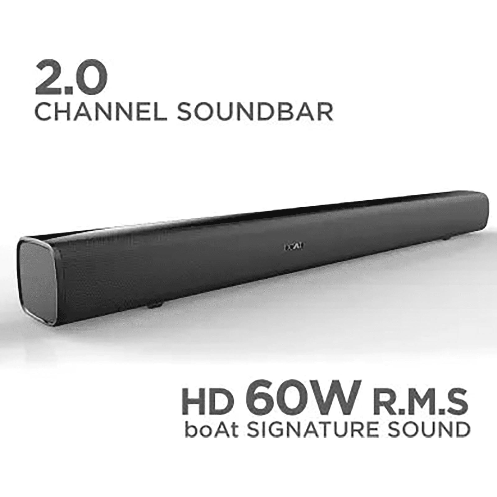 Buy boAt Aavante Bar 1150 60W Bluetooth Soundbar with Remote (Surround Sound, 2.0 Channel, Black